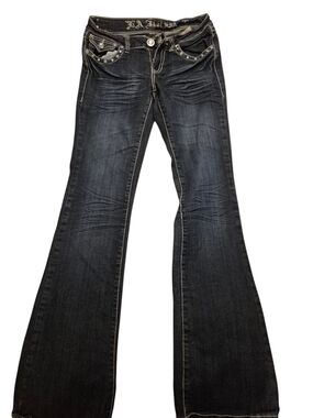 L.A. idol Women’s Dark Wash Bootcut Jeans